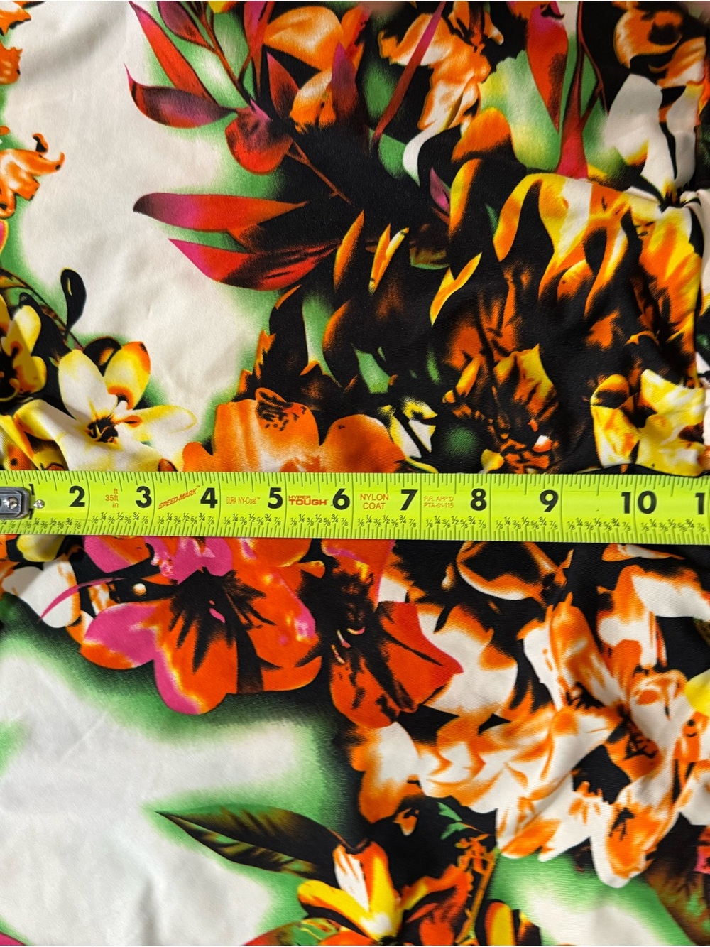 Kate & Mallory Floral Print Women’s Jogger pants - White with Multicolor Bloom - Picture 5 of 7